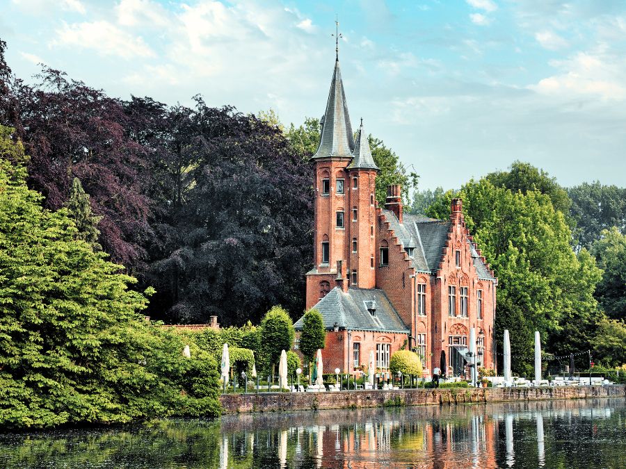 Minnewater Lake in Bruges