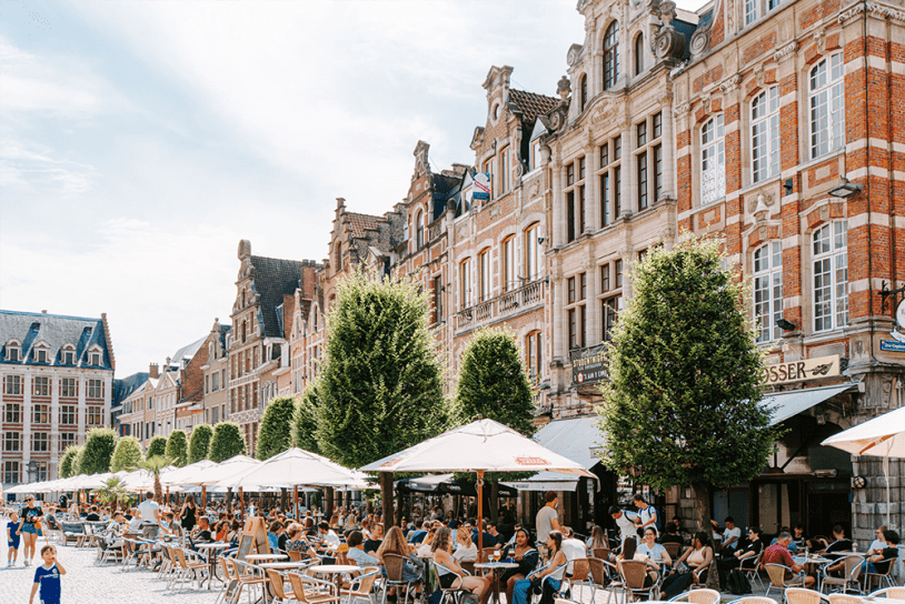 oude markt in Leuven