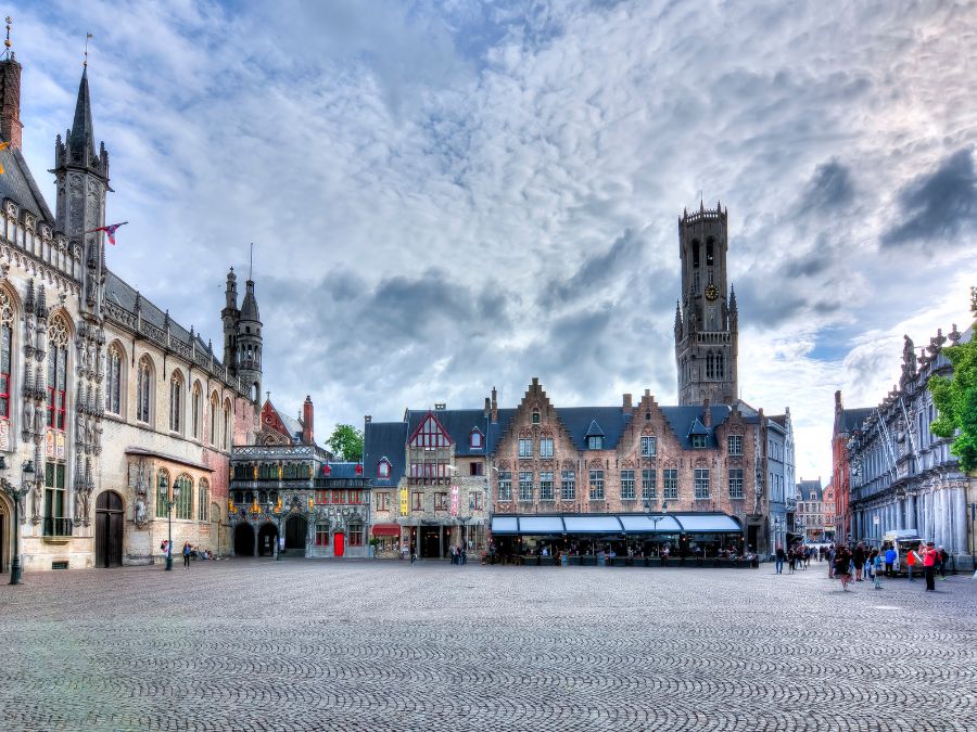 Burg Square in Bruges