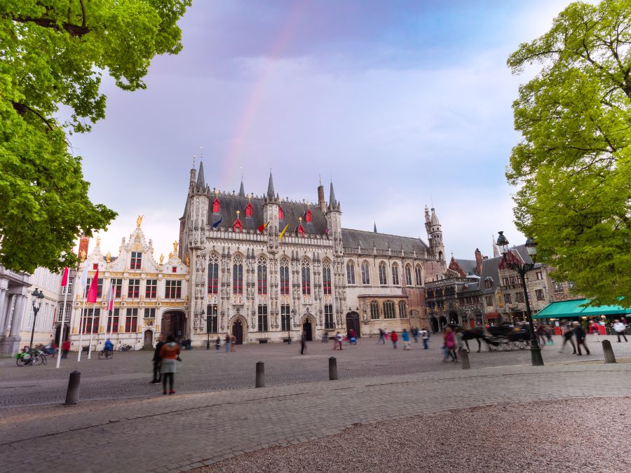 Burg Square in Bruges